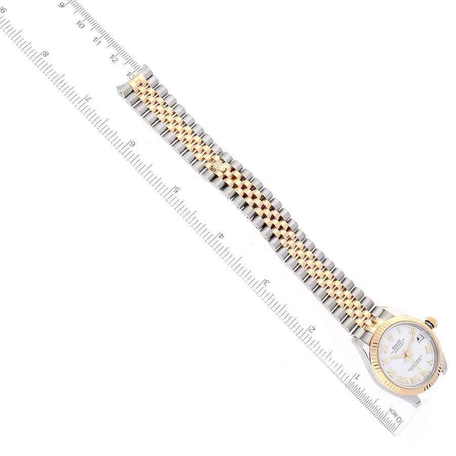 Rolex Datejust Midsize Steel Yellow Gold White Dial Ladies Watch 278273 For Sale 4