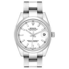 Rolex Datejust Midsize White Dial Steel Ladies Watch 178240