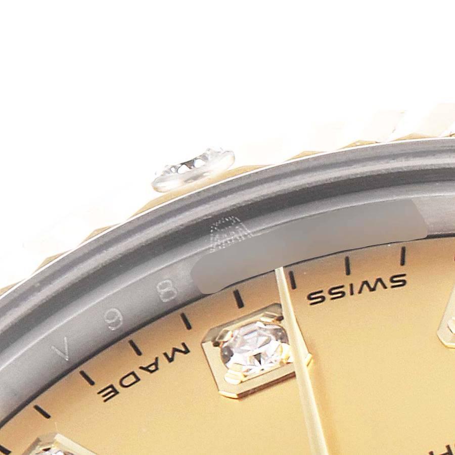 Rolex Datejust Midsize Yellow Gold Steel Goldust MOP Diamond Watch 178313 For Sale 1