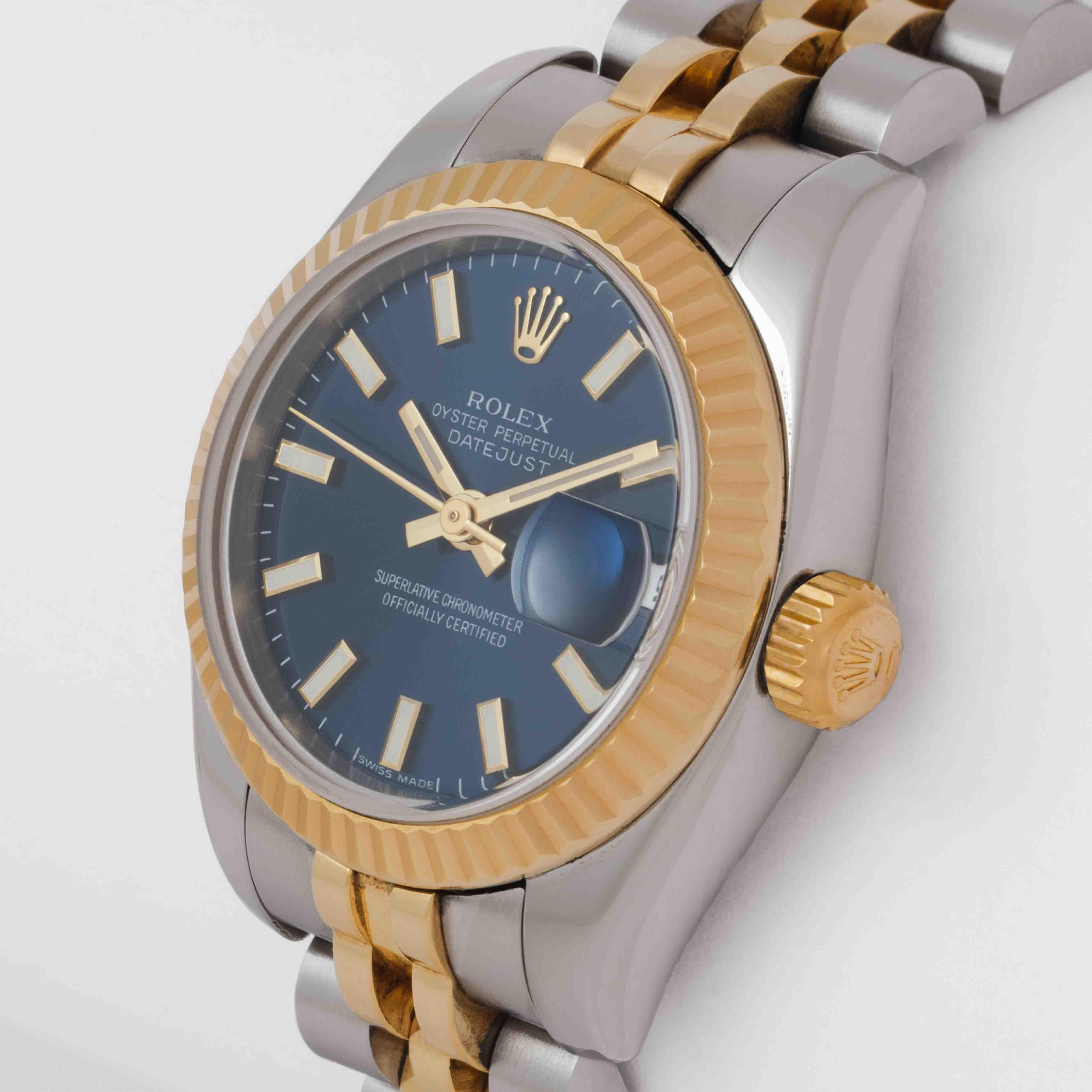 da uomo o donna Rolex DateJust Modello 179173 in acciaio inox e oro giallo 18 carati in vendita