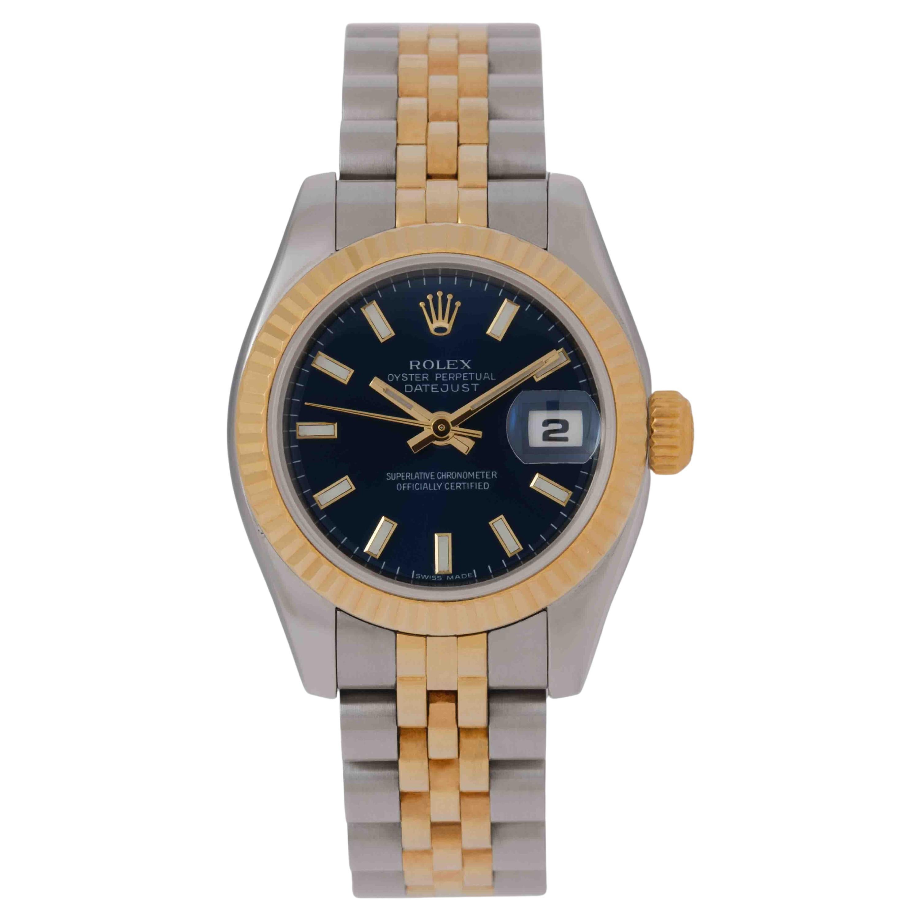 Rolex DateJust Modello 179173 in acciaio inox e oro giallo 18 carati in vendita