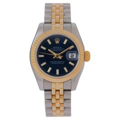 Rolex DateJust Model 179173 Stainless Steel & 18 Karat Yellow Gold