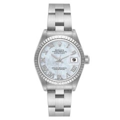 Rolex Datejust Mother of Pearl Dial Steel Ladies Watch 79174 Box Papers