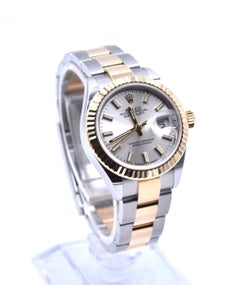 Rolex Datejust New Style Two-Tone 18 Karat Gold Ladies Wristwatch Ref 179173