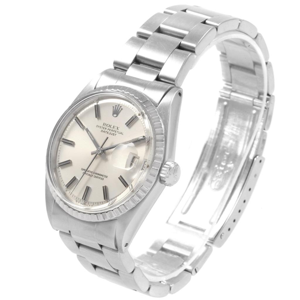 Men's Rolex Datejust Oyster Bracelet Vintage Men’s Watch 1603 Year 1968