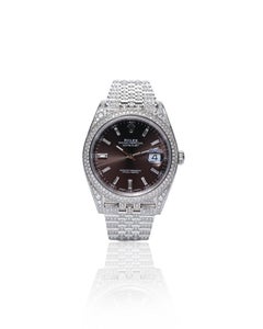 Rolex Datejust Oyster Perpetual Diamond Set 126300 Wrist Watch