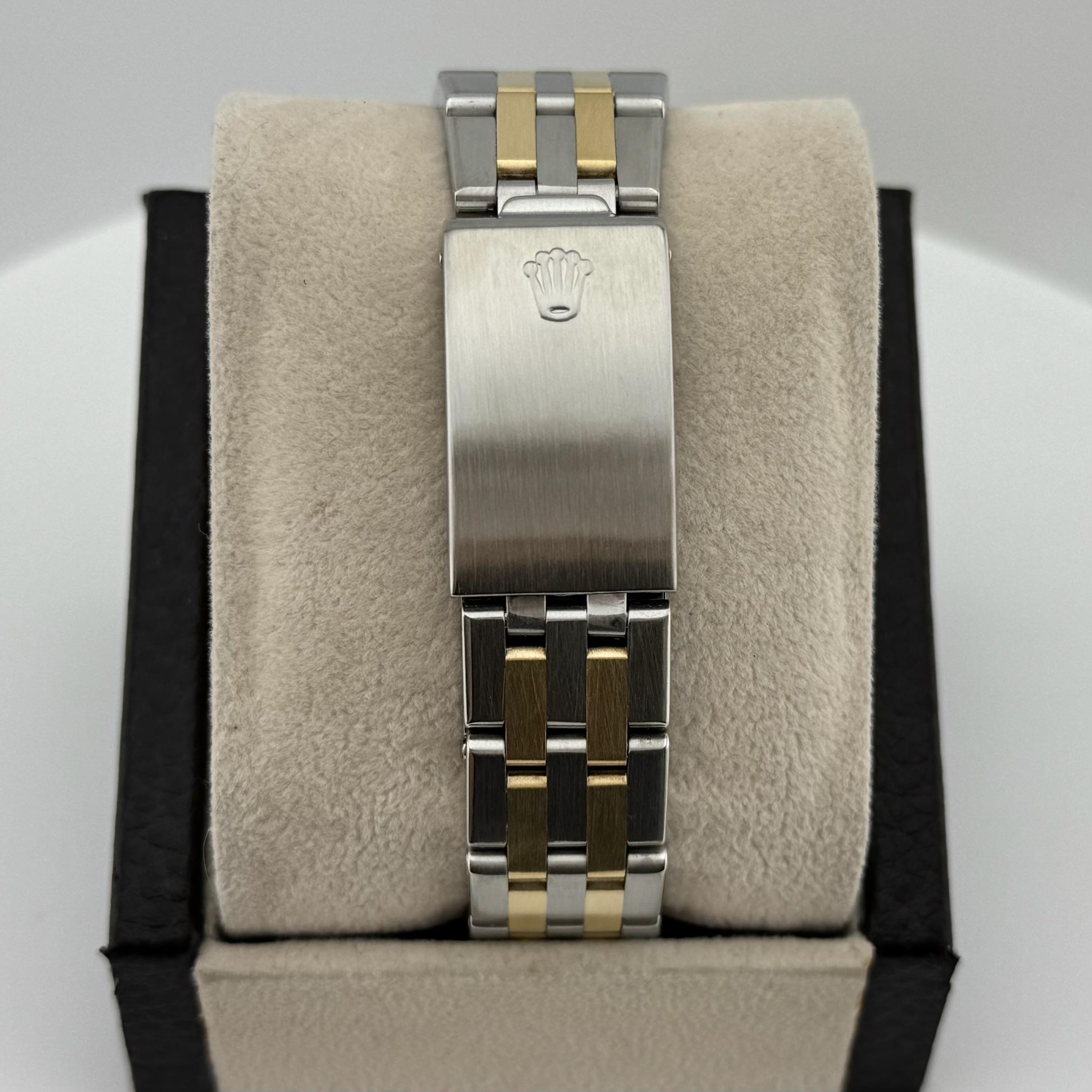 Uomo Rolex Datejust Oysterquartz 17013 36mm Quadrante Champagne Acciaio Oro Giallo 18K in vendita