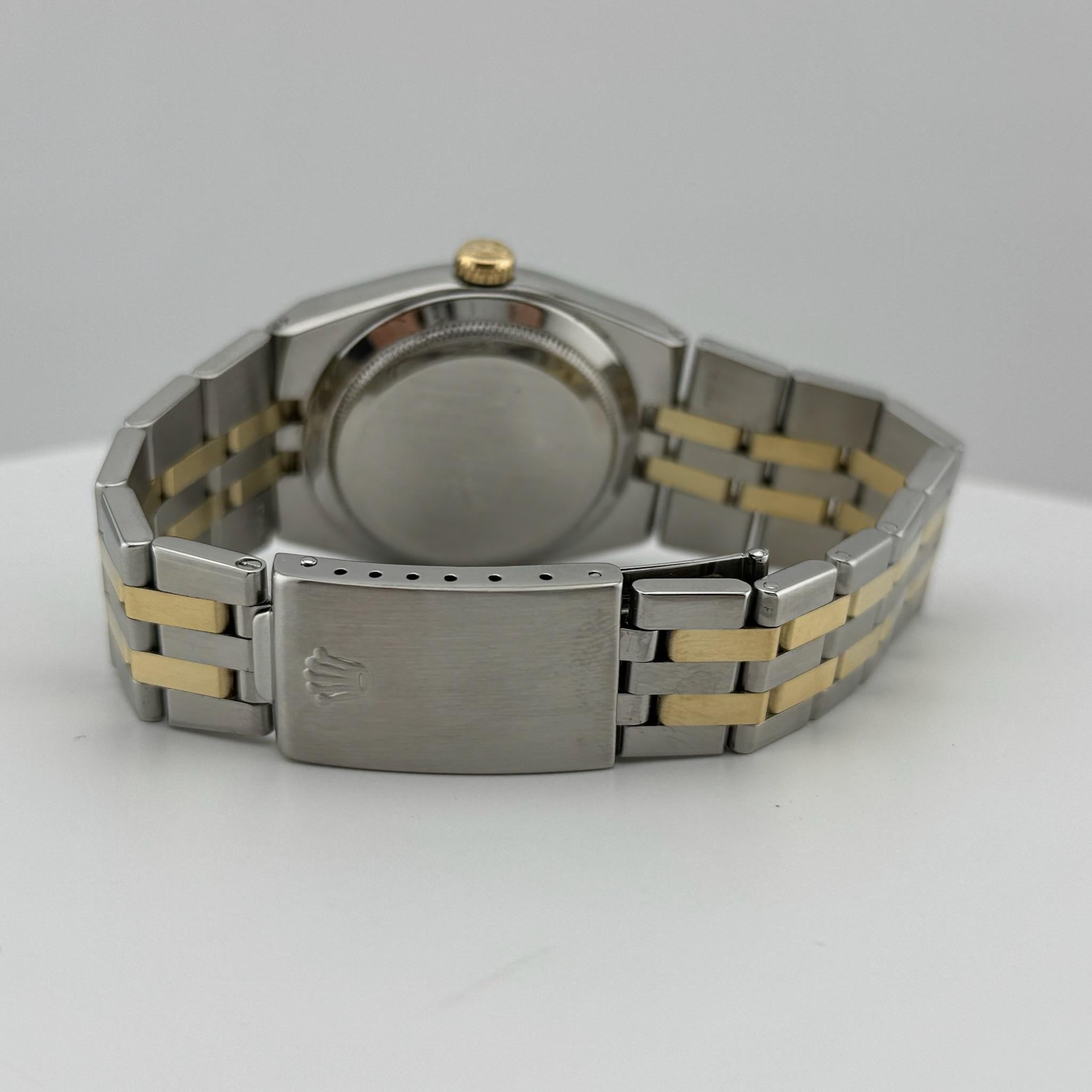 Rolex Datejust Oysterquartz 17013 36mm Quadrante Champagne Acciaio Oro Giallo 18K in vendita 1
