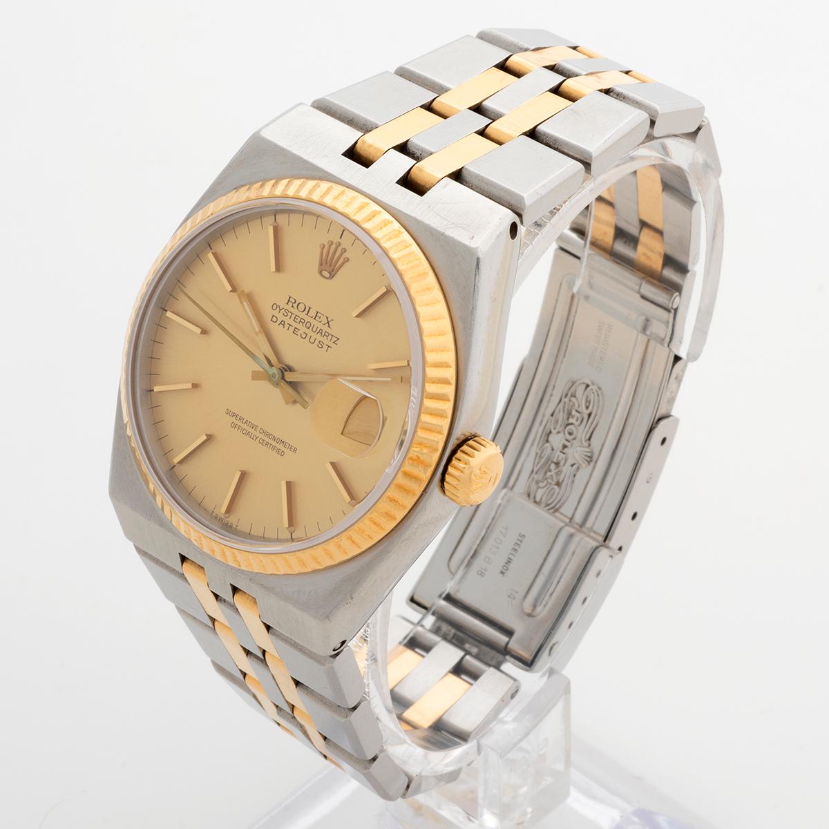 Rolex Datejust Oysterquartz 17013, Superb & Wearable Collectors Piece In Good Condition In Canterbury, GB