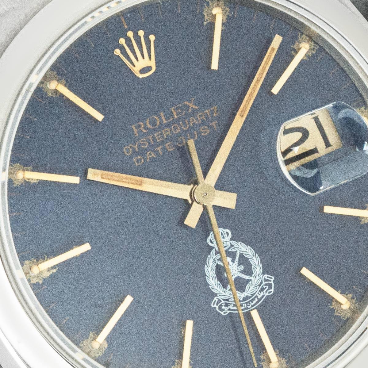 Rolex Datejust Oysterquartz Royal Omani Police Dial 17000 In Good Condition In London, GB