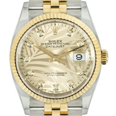 Rolex Datejust Palm Motif Diamond Dial 126233