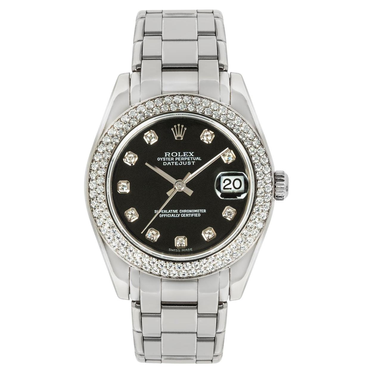 Rolex Datejust Pearlmaster Diamond Set 81339 For Sale