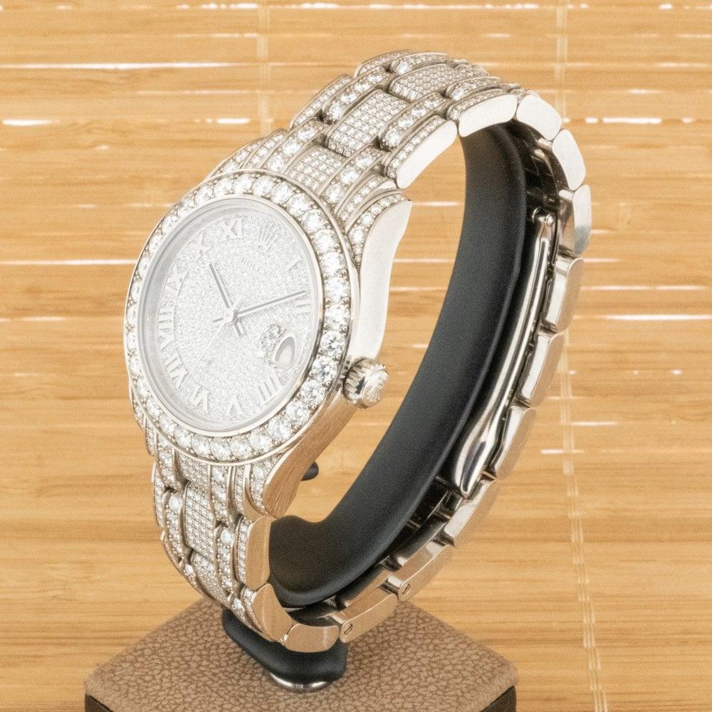 Women's or Men's Rolex 81409RBR  Datejust Pearlmaster Full Diamonds-B+P Dec 2019 RRP £142000