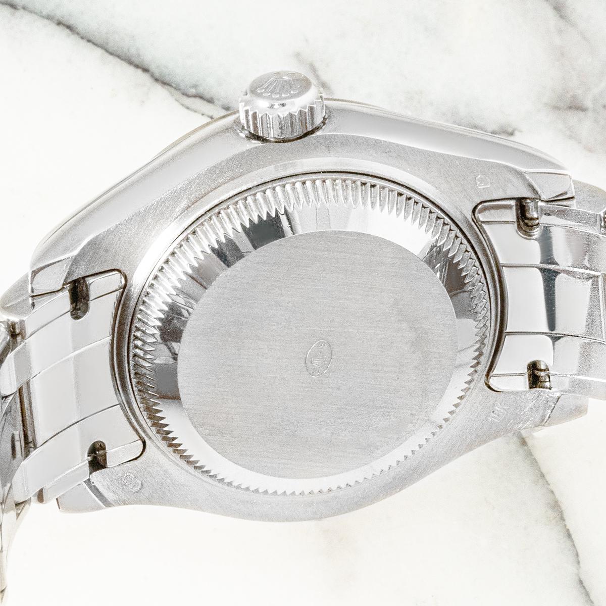 Rolex Datejust Pearlmaster Weißgold Diamant Set 29mm 80359 im Zustand „Hervorragend“ im Angebot in Mayfair, London, London