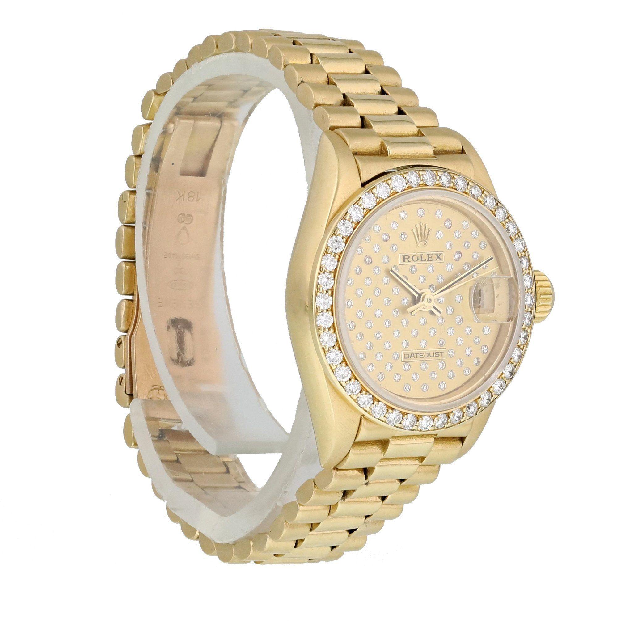 Women's Rolex Datejust Pleiade Dial 69138 Ladies Watch For Sale