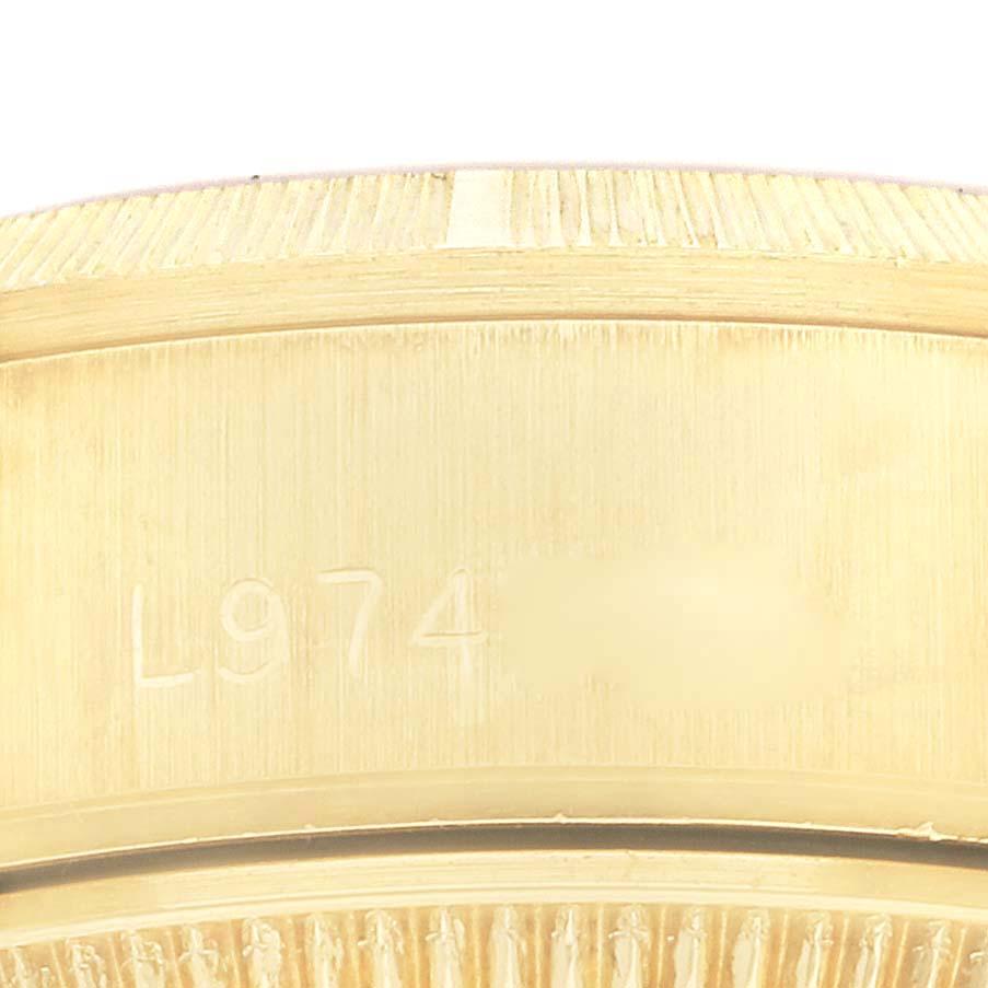 Rolex Montre Datejust President avec cadran en diamant et finition écorce, pour femmes 69278 Excellent état - En vente à Atlanta, GA