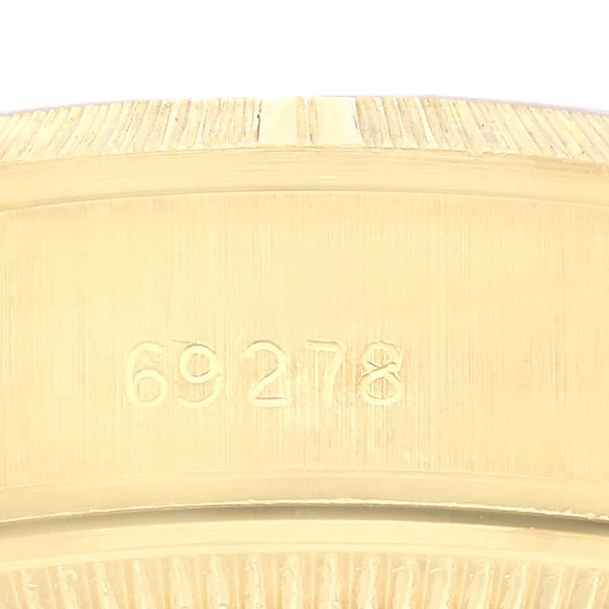 Rolex Montre Datejust President avec cadran en diamant et finition écorce, pour femmes 69278 Pour femmes en vente