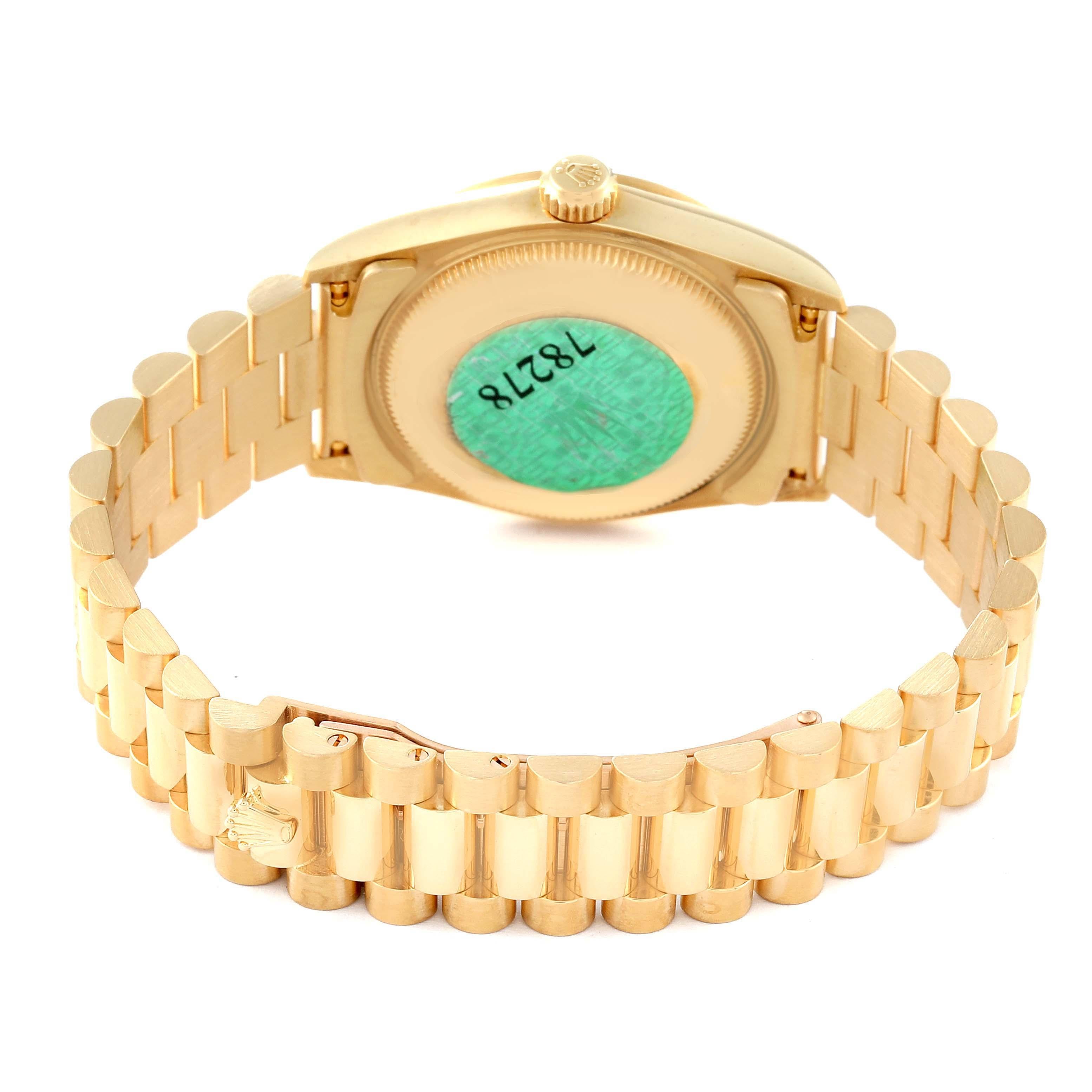 Women's Rolex Datejust President Midsize Yellow Gold Ladies Watch 78278 For Sale