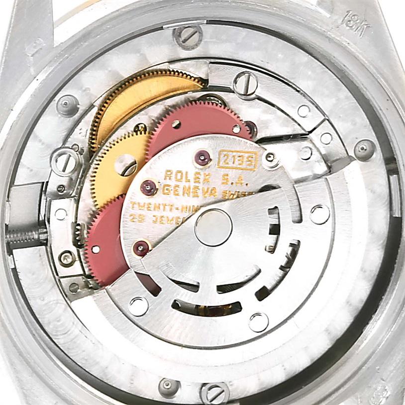 Rolex Datejust President Tridor 18 Karat Gold Diamond Midsize Watch 68279 3