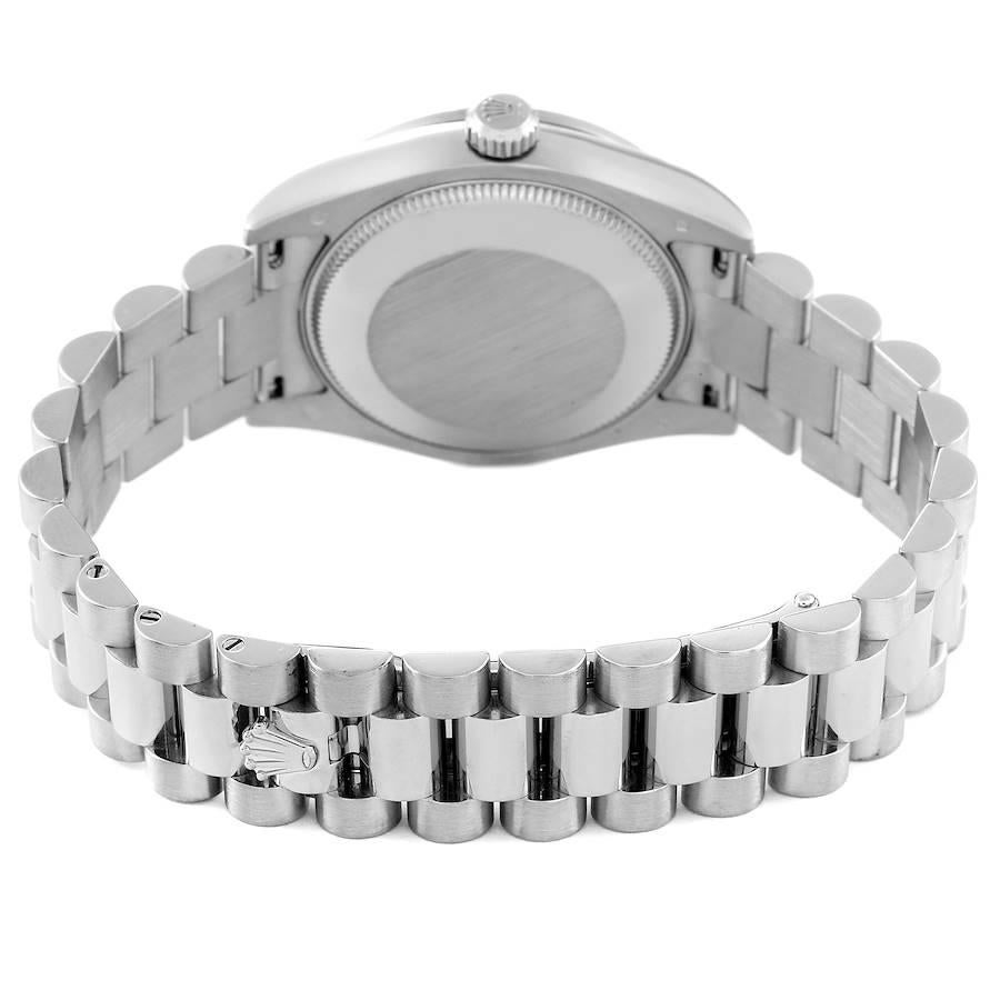 Rolex Datejust President Weißgold Meteorit-Diamant-Zifferblatt Damenuhr 178159 im Angebot 6