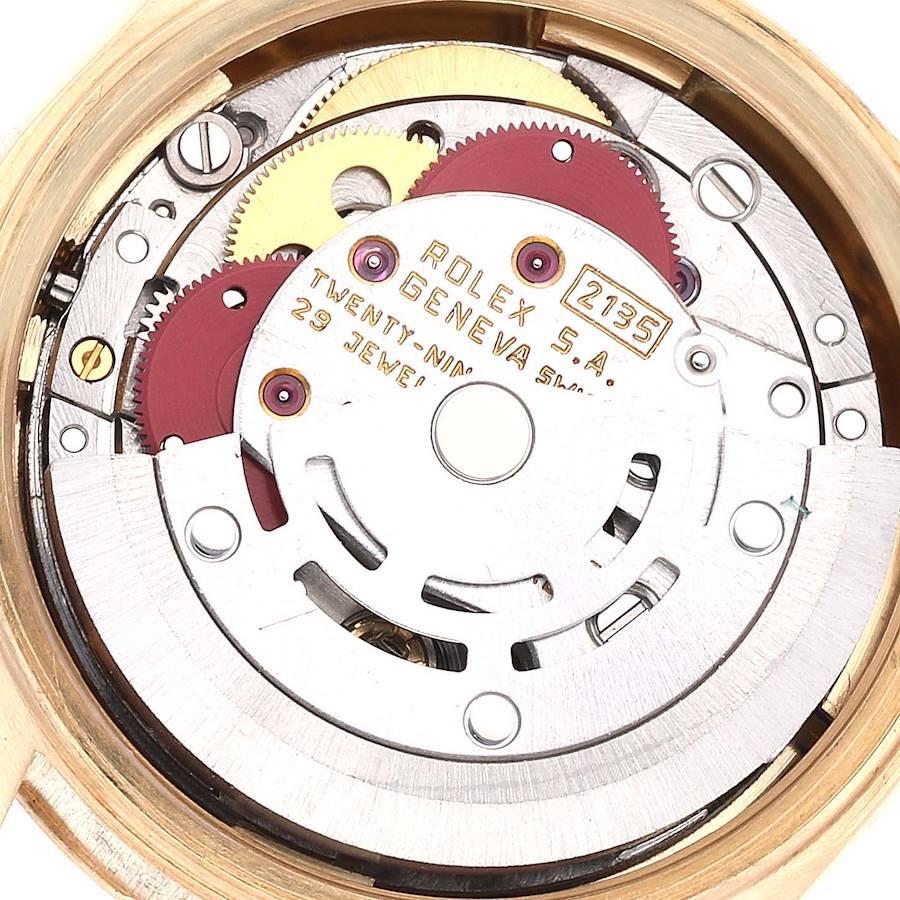 Rolex Datejust President Yellow Gold Black Diamond Dial Ladies Watch 69178 For Sale 1