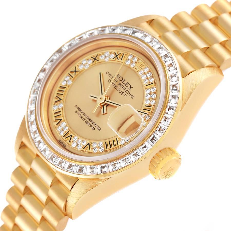 gold rolex with diamond bezel