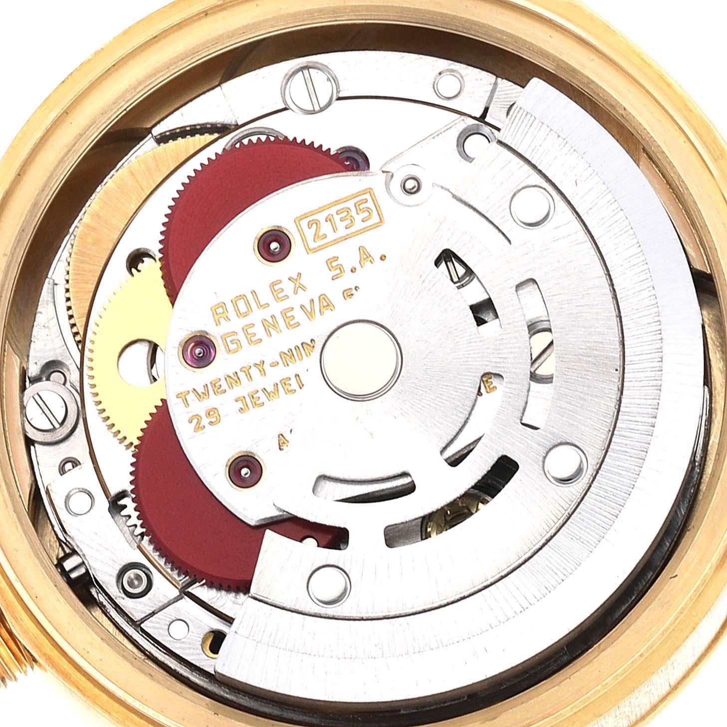 Rolex Datejust President Yellow Gold Ladies Watch 69178 3