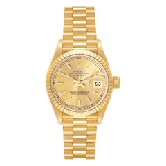 Rolex Datejust President Gelbgold Damenuhr 69178