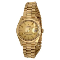 Used Rolex Datejust Presidential 26mm in 18k Yellow Gold REF 6917