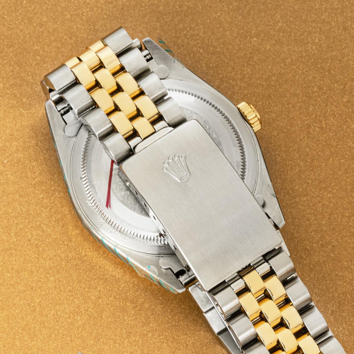 Rolex Datejust Pyramid Dial 16233 In Excellent Condition For Sale In London, GB