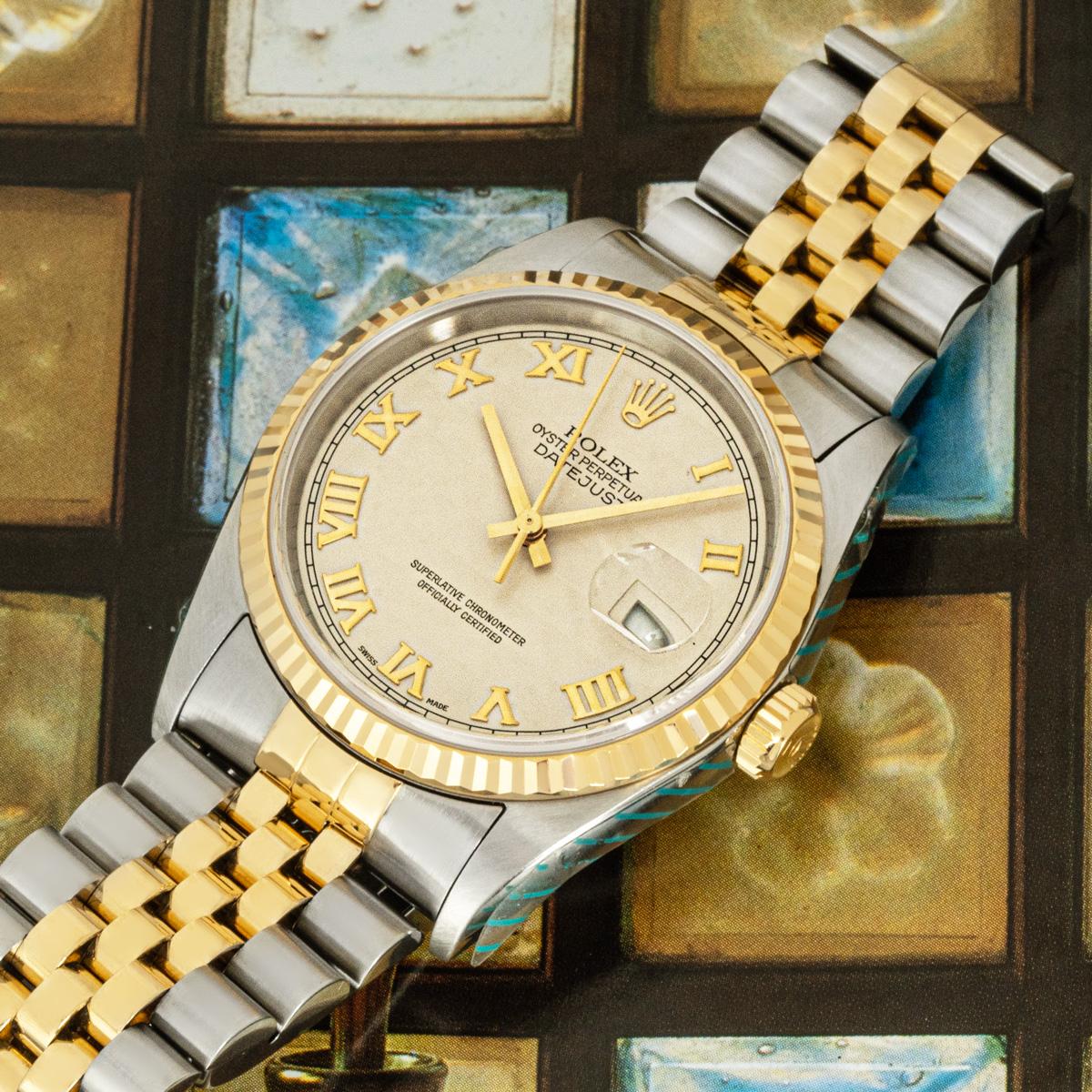 Rolex Datejust Pyramid Dial 16233 For Sale 3