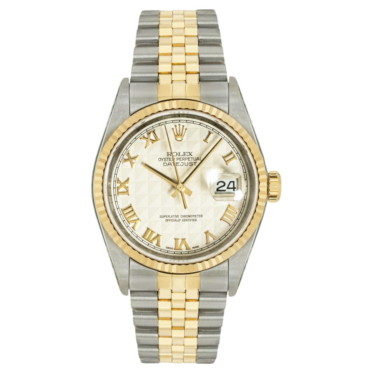 Rolex Datejust Pyramid Dial 16233 For Sale