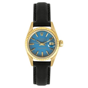 Rolex Datejust Rare Blue Stella Dial 69178