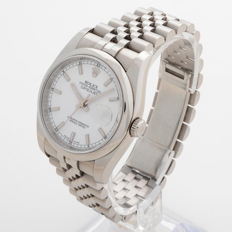 Rolex Datejust Ref 116200, Roulette Date Wheel, Full Set, Outstanding