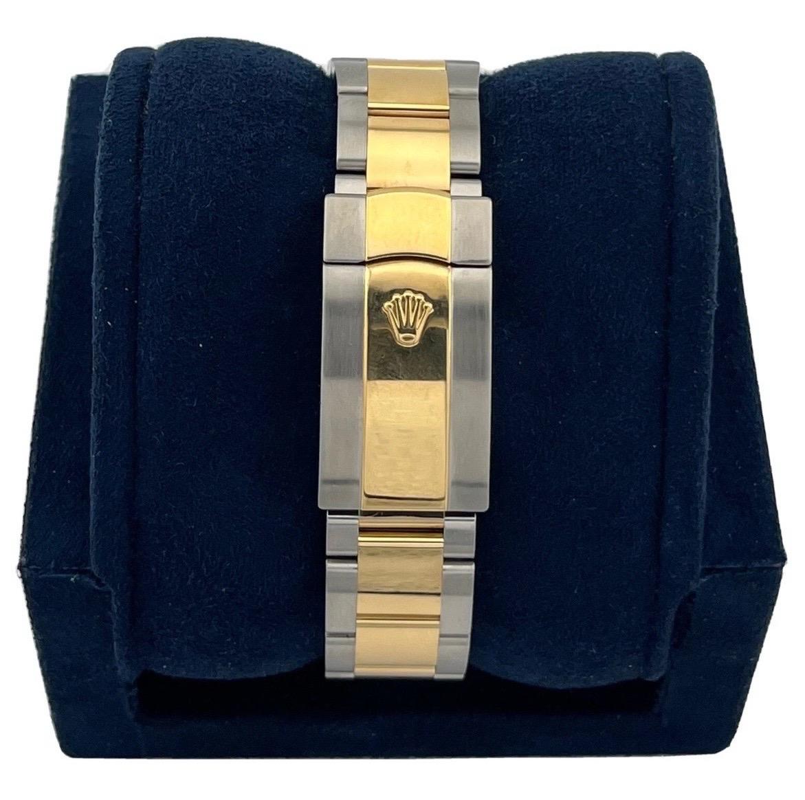 Women's or Men's Rolex Datejust Ref 116203 Stainless & 18K Gold Silver Dial 36mm Men's Watch For Sale