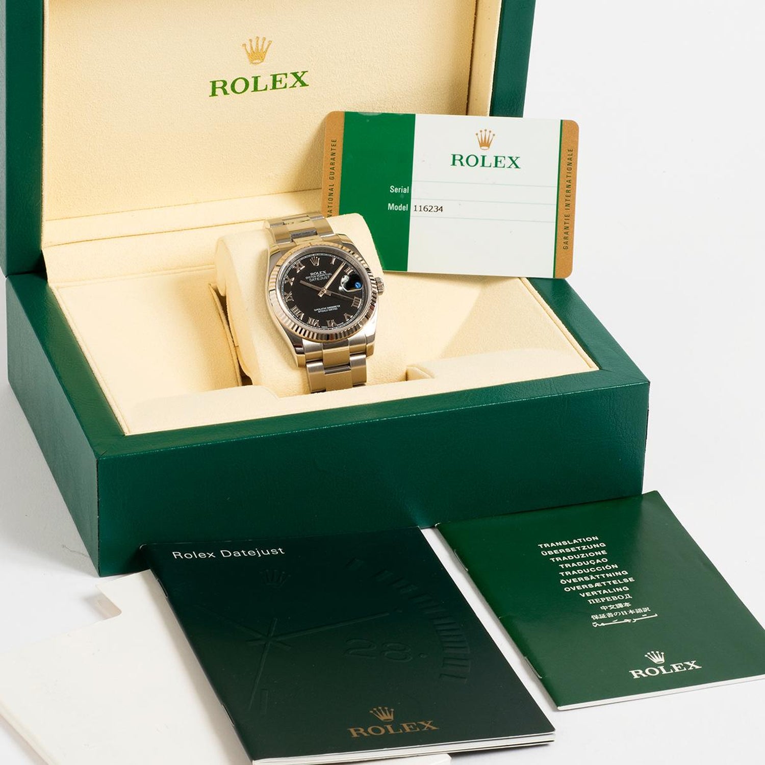 Rolex Datejust Ref 116234, Gold Fluted Bezel, Box and Papers, Outstanding  For Sale at 1stDibs | datejust rolex, rolex datejust 41, model number for  rolex 26 milimeter