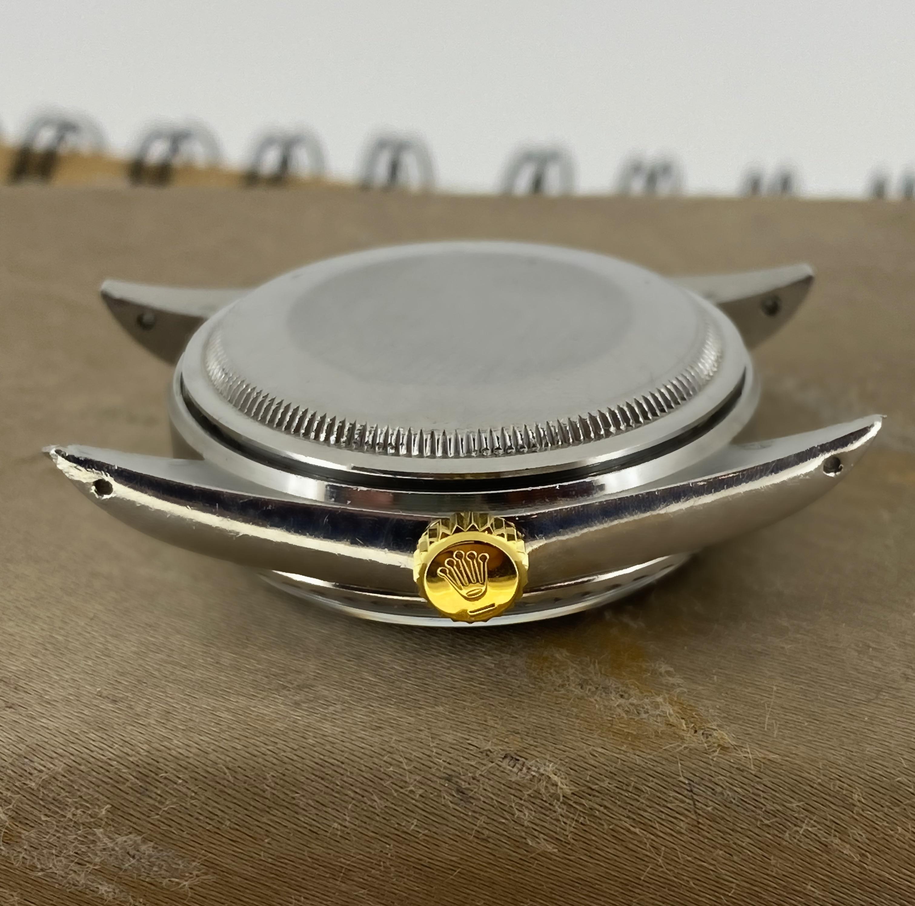 Rolex DateJust ref 16000 S/Stahl 36mm Gehäuse, 18K Gold Rolex Lünette, Glas, Krone Herren im Angebot