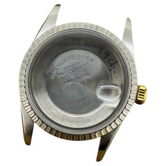 Rolex DateJust ref 16000 S/Steel 36mm Case, 18K Gold Rolex Bezel, Crystal, Crown Rolex DateJust ref 16000 S/Steel 36mm Case, 18K Gold Rolex Bezel, Crystal, Crown