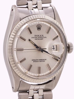 Rolex Datejust Ref 1601 Stainless Steel and 14 Karat White Gold “Sigma Dial”