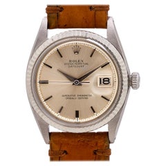 Rolex Datejust Ref# 1601 Stainless Steel and 14 Karat White Gold, circa 1962