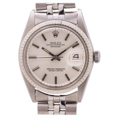 Rolex Datejust Ref 1601 Stainless Steel and 14 Karat White Gold “Sigma Dial”