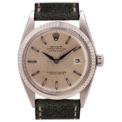 Rolex Datejust ref 1601 Stainless Steel and White Gold, circa 1964
