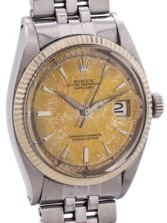 Rolex Stainless Steel Datejust Self Winding Wristwatch ref 1601, circa 1963