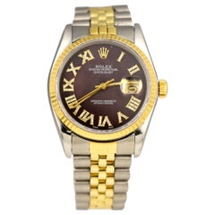 Rolex Datejust Ref. 16013 in 18k Gelbgold & Stahluhr