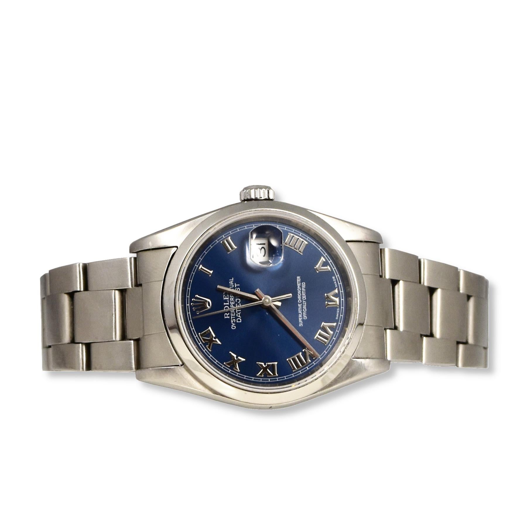 rolex 16200 blue dial