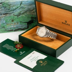 Rolex Datejust Ref 16220 Wristwatch, Jubilee Bracelet, Full Set, UK 2003.
