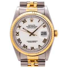 Rolex Datejust Ref 16233 Stainless Steel and 18 Karat Yellow Gold, circa 1995