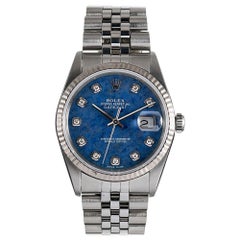 Rolex Datejust Ref. #16234 with Sodalite Diamond Dial