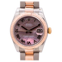 Rolex Datejust Ref 178271 SS/18K RG Midsize Mother of Pearl B & P, circa 2008