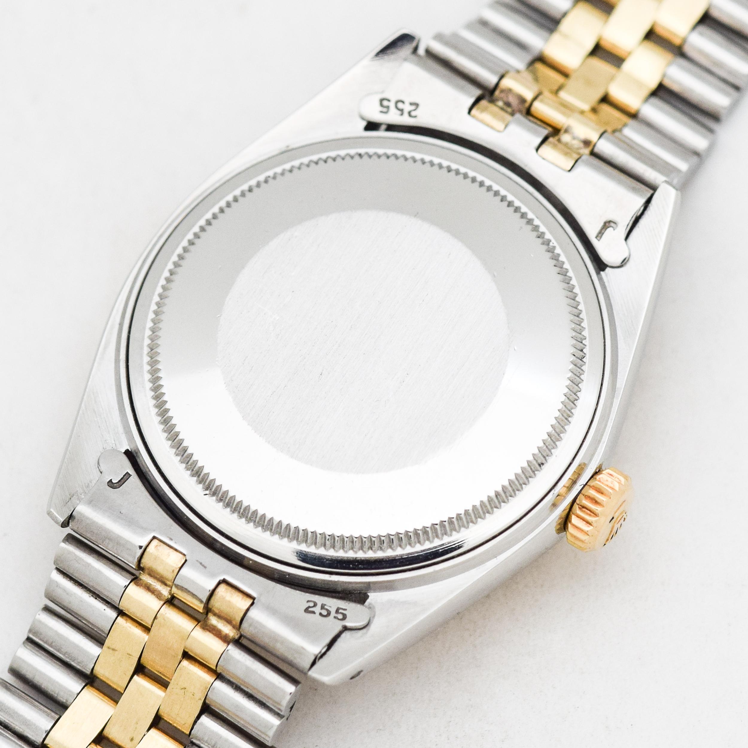 Rolex Datejust Reference 1601 14 Karat Gold and Stainless Steel Watch, 1973 In Excellent Condition In Beverly Hills, CA